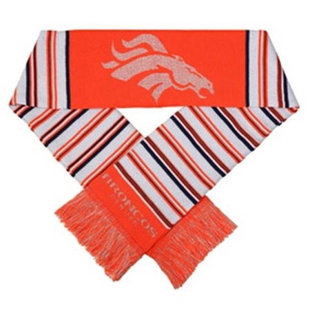 FOREVER COLLECTIBLES Denver Broncos Glitter Stripe Scarf 8934512462